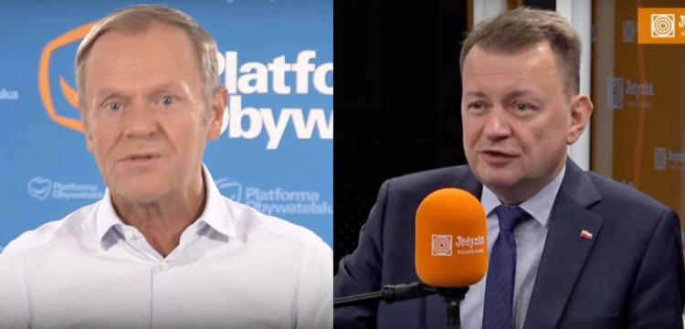 Tusk poucza rządzących ws. zakupów zbrojeniowych. Natychmiastowa riposta szefa MON