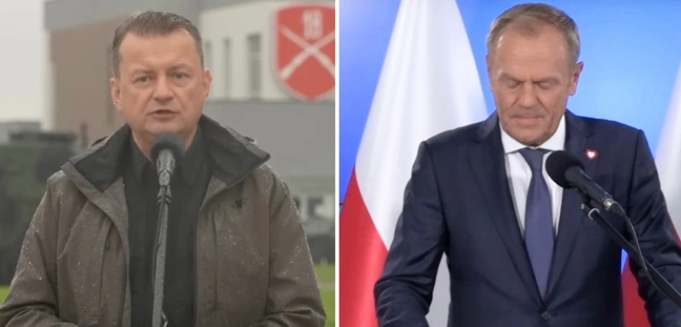 Tusk przyłapany na kłamstwie? Szef MON dementuje słowa lidera PO