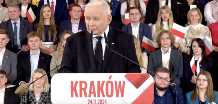 Jarosław Kaczyński: Nawet jeżeli wystartuje Tusk, jego przeciwnikiem będzie Nawrocki