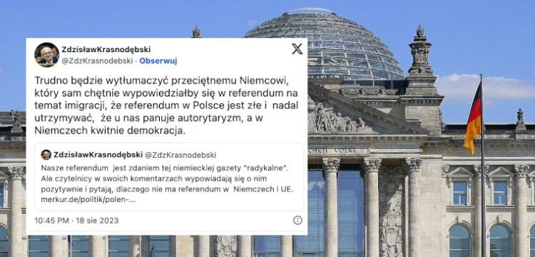 Niemieckie media uderzają w polskie referendum. Niemieccy obywatele: Zróbmy takie u nas!