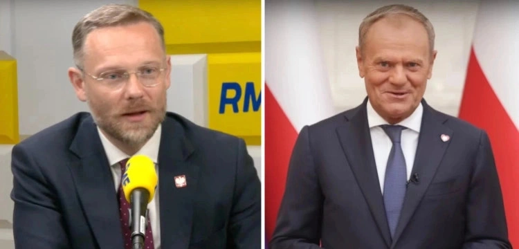 Skandaliczne słowa premiera. Bogucki: Wpisuje się w ruską narrację