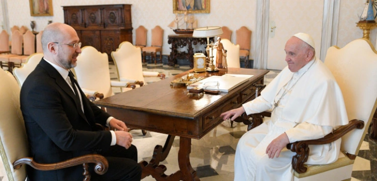 Papież spotkał się z premierem Ukrainy