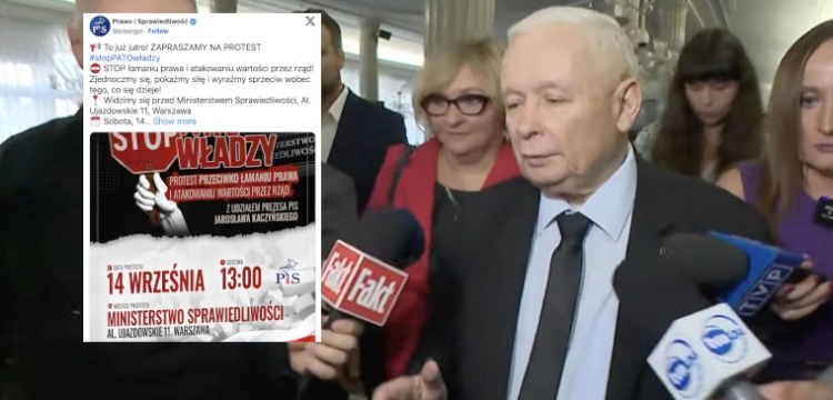 „StopPatoWładzy”. Kierownictwo PiS apeluje o udział w jutrzejszym proteście