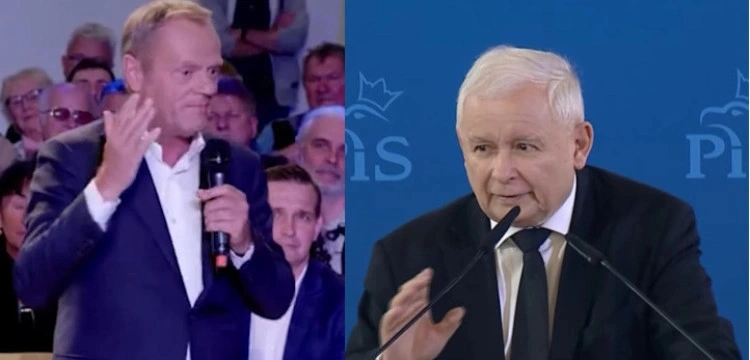 „Pierwszy katolik”. Prezes PiS drwi z kolejnego „fikołka” Donalda Tuska