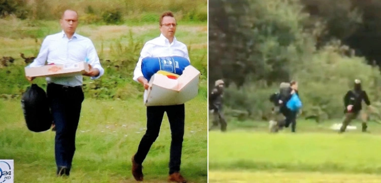 Tusk drwi z zapory na granicy. Celna riposta szefa MON