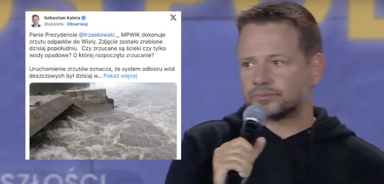 Warszawa znowu zrzuca ścieki do Wisły? Wiceminister publikuje zdjęcia