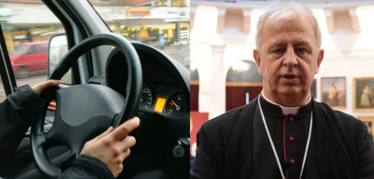 Bp Piotrowski: Chrześcijaninem jest się również „za kółkiem”