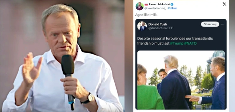 fronda, portal poświęcony, informacje z polski, informacje z świata Kuźmiuk: Zdjęcie ze strzelaniem w plecy Trumpa Tusk promował w swojej książce