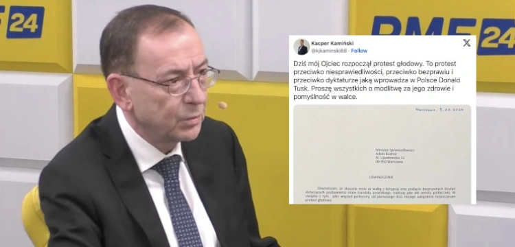 „Proszę wszystkich o modlitwę”. Poruszający wpis syna Mariusza Kamińskiego