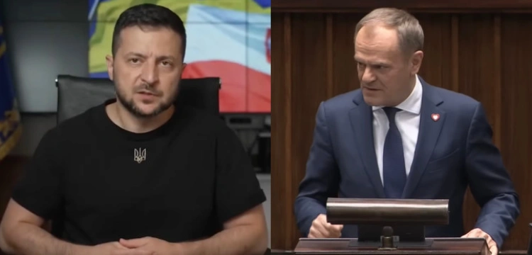 Kijów reaguje na zmiany w Polsce.  Zełenski gratuluje Tuskowi