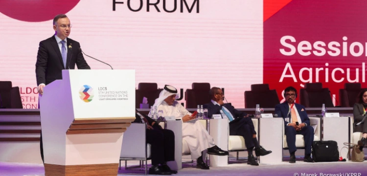 Prezydent w Katarze: Chcemy dzielić się swoim sukcesem ze słabszymi państwami