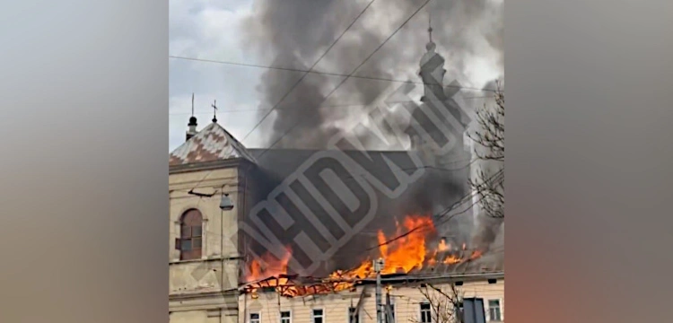 Rosjanie uderzyli w centrum Lwowa