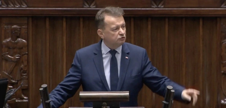 Wicepremier Błaszczak do PO: Osłabialiście nasze wojsko. Otwieraliście Polskę Putinowi
