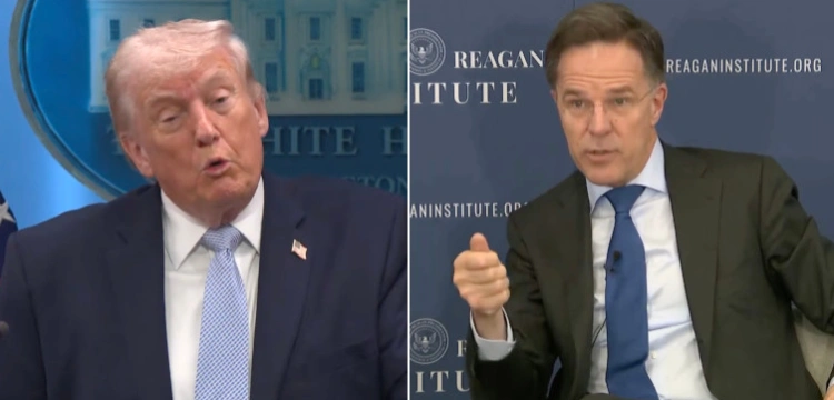 Trump spotkał się z Markiem Rutte. „Bardzo rozczarowujące NATO”