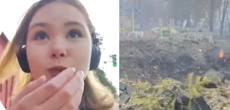 Wstrząsające nagranie. Ukrainka cudem uniknęła śmierci