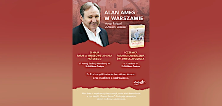 Alan Ames w Polsce! Nie przegap wyjątkowego spotkania