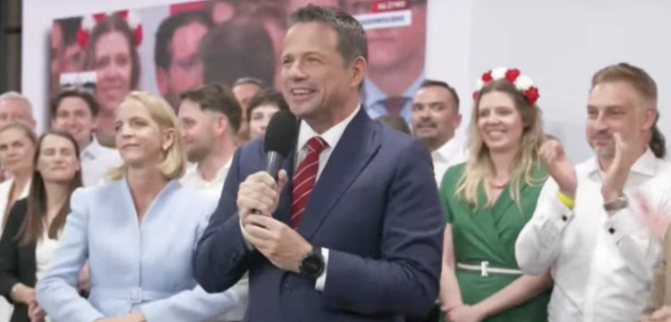 Euforia w sztabie Trzaskowskiego. Kandydat KO czuje się już zwycięzcą