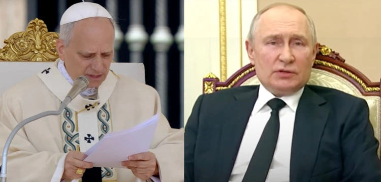 Leon XIV rozmawiał z Putinem. Zaapelował o gest na rzecz pokoju