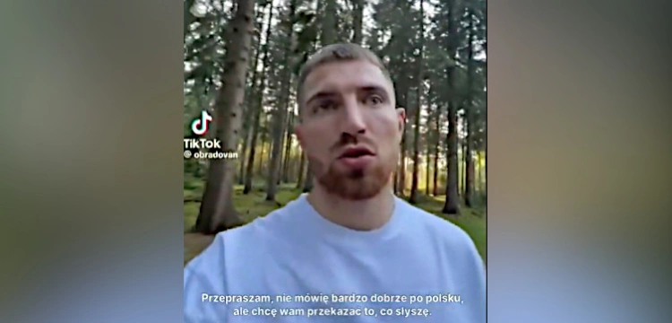 Banderowska flaga na PGE Narodowym. Ukrainiec przeprasza Polaków