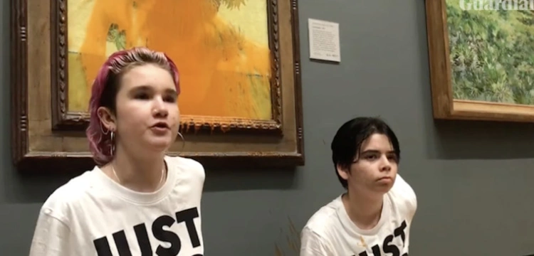 Ekoterrorystki oblały zupą… „Słoneczniki” van Gogha