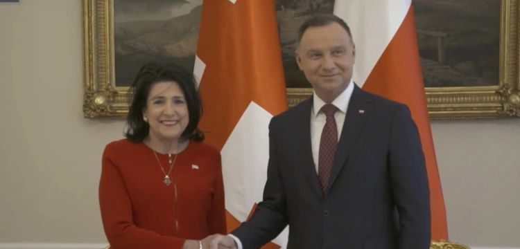 Chaos w Gruzji. Andrzej Duda rozmawiał z Salome Zurabiszwili