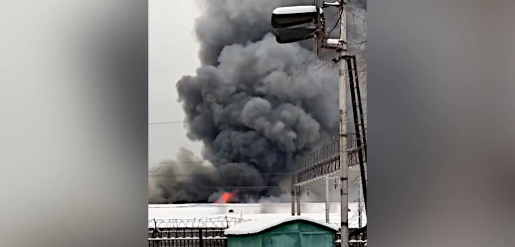 Moskwa w płomieniach. Pożar wybuchł w samym centrum rosyjskiej stolicy