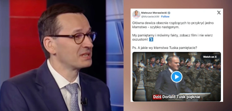 fronda, portal poświęcony, informacje z polski, informacje z świata Zobacz film i nie wierz oszustom Morawiecki publikuje spot i nokautuje PO