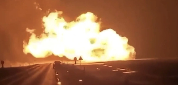 Gazociąg łączący Litwę i Łotwę w płomieniach! Doszło do eksplozji