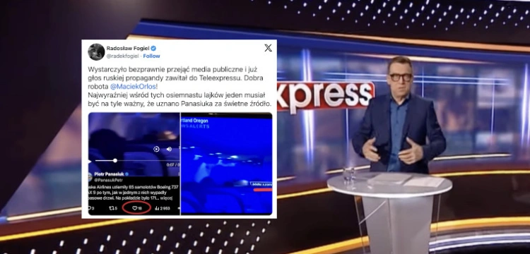 „Zawitał głos ruskiej propagandy”. Kontrowersyjny materiał „Teleexpressu”