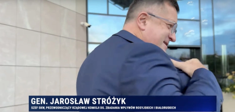 „Nie znam tego człowieka”. Dziennikarze zapytali gen. Stróżyka o prof. Stromowa