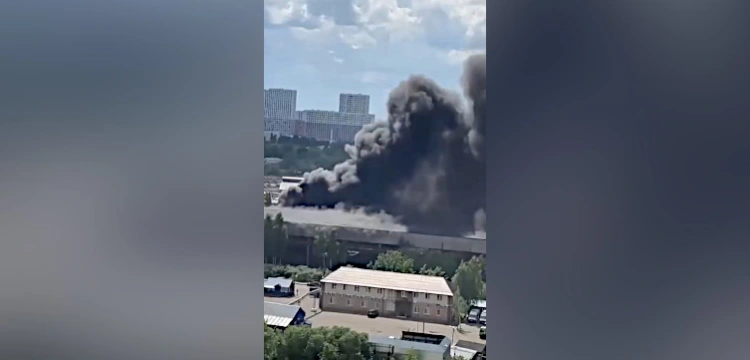 Rosja w płomieniach. Ogromny pożar pod Moskwą