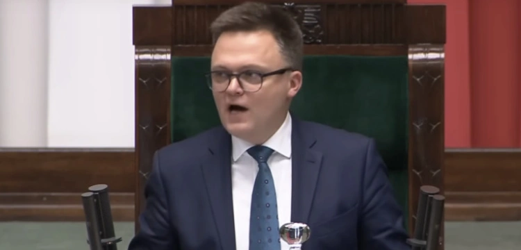 Co z krzyżem w Sejmie? Hołownia: Ja bym go tam nie wieszał