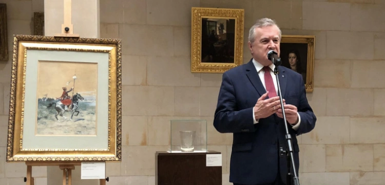 Skradzione dzieła sztuki wróciły do Polski! Prof. Gliński: Intensywnie pracujemy, by odzyskać polskie dobra