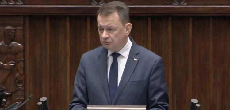 Błaszczak do Hołowni: Tusk wykorzystuje pana jako zderzak