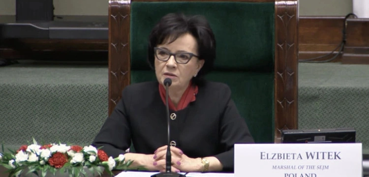 Marszałek Witek o materiale Radia Zet ws. jej męża: To niegodziwe. Wystąpię na drogę prawną