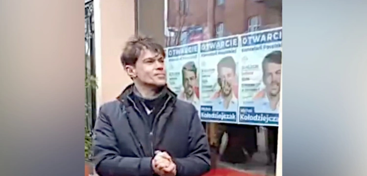 „Zajmijcie się nimi”. Tak Kołodziejczak potraktował protestujących przed jego „kancelarią”