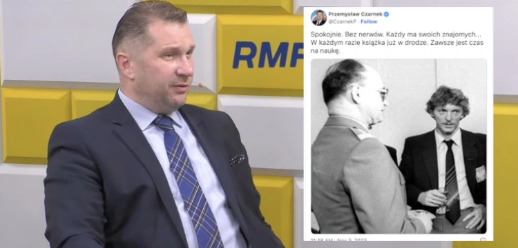 „Spokojnie. Bez nerwów”. Prof. Czarnek przypomina zdjęcie Bońka