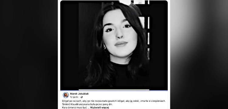Śmierć 24-latki zaatakowanej przez imigranta. „Wybitnie uzdolniona młoda badaczka”