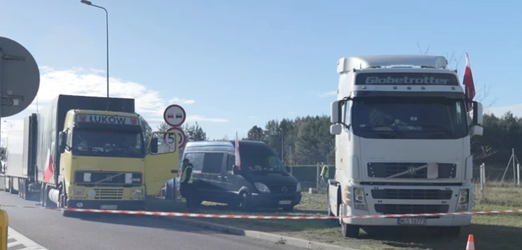 Protest kierowców na granicy. Zmarł obywatel Ukrainy