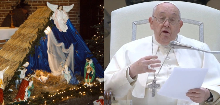 Franciszek: Szopka to żywa, domowa Ewangelia