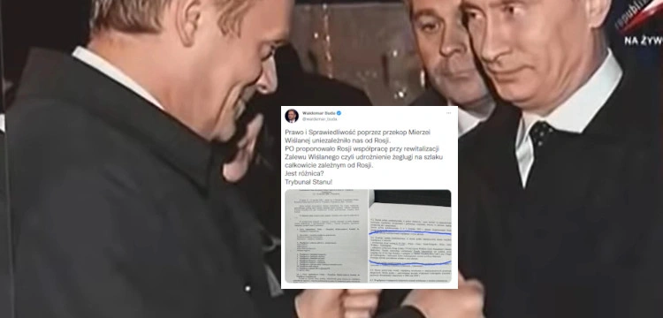 Zalew Wiślany. Tak Tusk chciał współpracować z Rosją. Minister upublicznia dokumenty