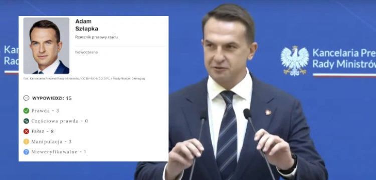 „Idzie na rekord, jeśli chodzi o kłamstwa”. Rzecznik rządu znów przyłapany przez Demagoga