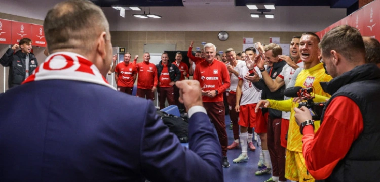„To był piękny mecz!” Prezydent w szatni biało-czerwonych