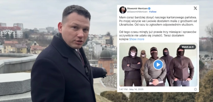 Ukraińscy nacjonaliści grożą Mentzenowi? Polityk pokazał nagranie