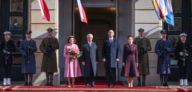 „Historyczna wizyta”. Prezydent przyjął szwedzką Parę Królewską
