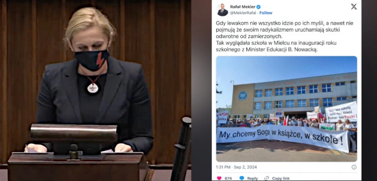 Rodzice protestują, a minister grzmi: „To upolitycznienie szkoły”. Padło też o „organizacjach pana Rydzyka”