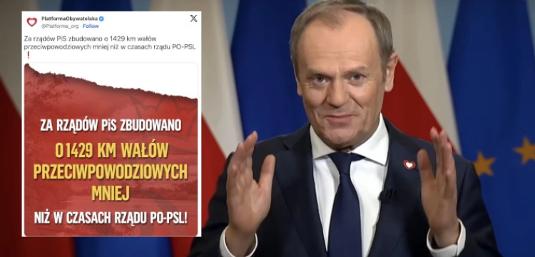 „PO – mistrzowie w wałach”. Katastrofa na południu kraju, a Platforma… robi politykę