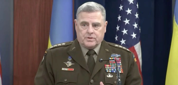 Gen. Mark Milley: W tej chwili Rosja leży na plecach