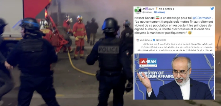 Zamieszki we Francji. Iran domaga się „uwzględnienia żądań protestujących”