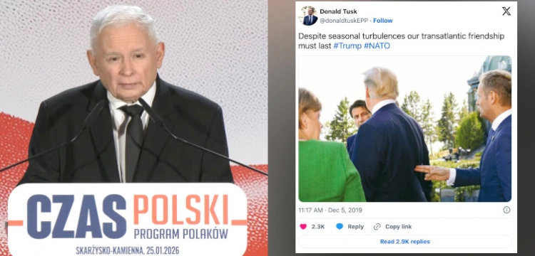 Prezes PiS: Rząd Tuska w 2 lata zniszczył zaufanie w relacjach z USA